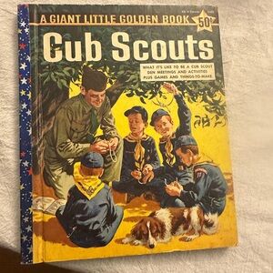 1959 Giant Little Golden Books Collection Cub Scouts